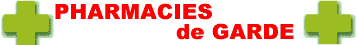Pharmacies de Garde